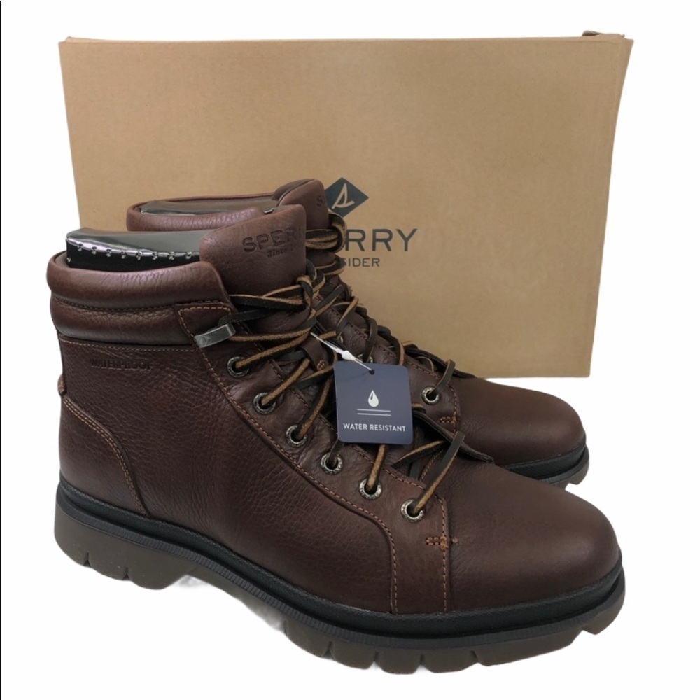 Sperry Watertown LTT Leather Boots Water-Resistant